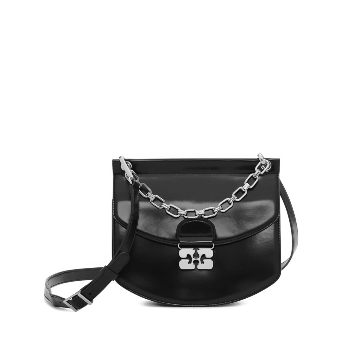 logo-plaque cross body bag