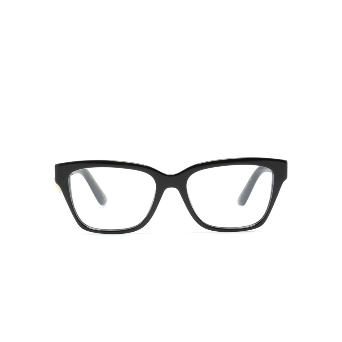 logo-plaque D-frame glasses