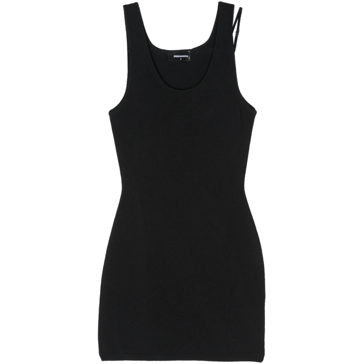logo plaque mini dress