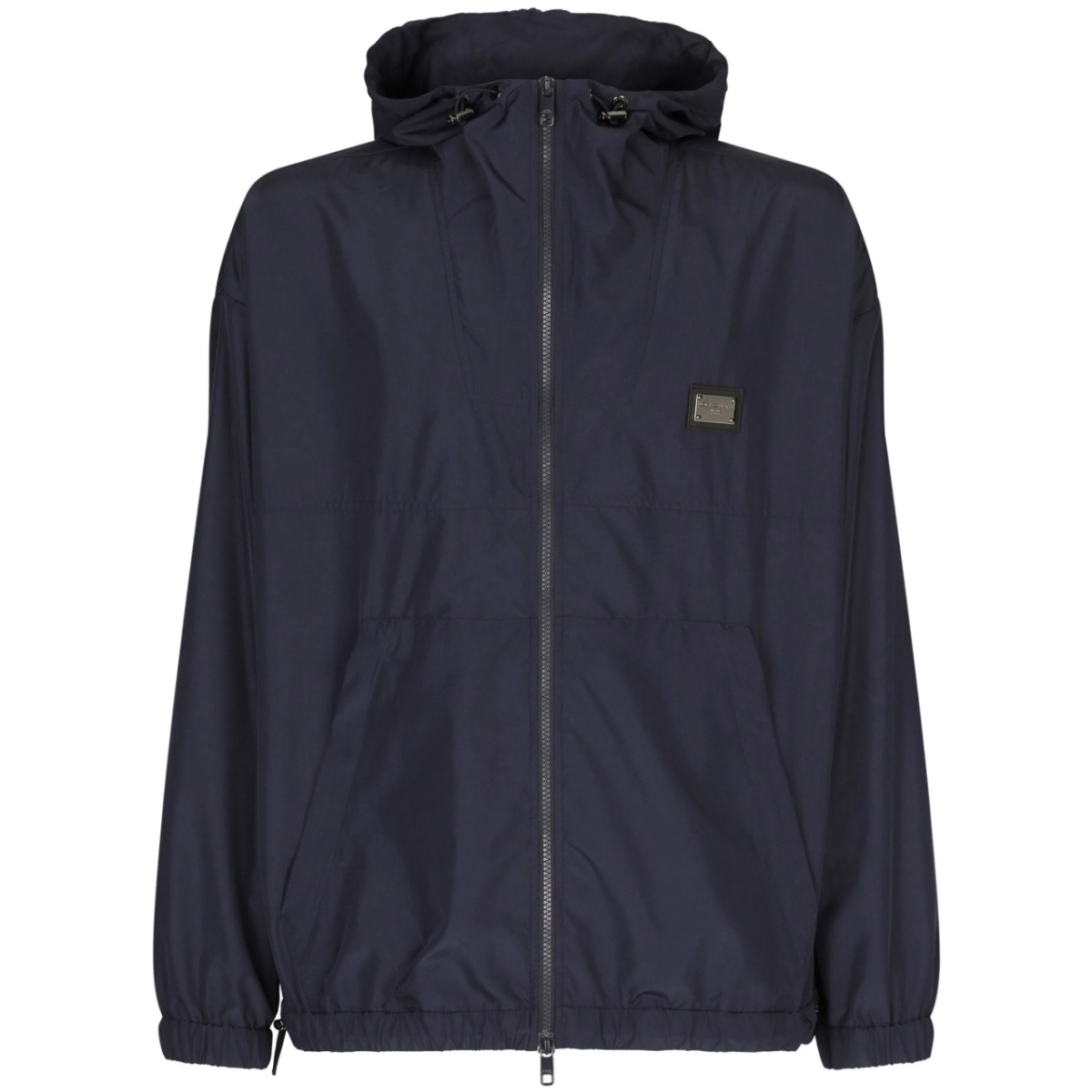 logo-plaque zip-fastening jacket
