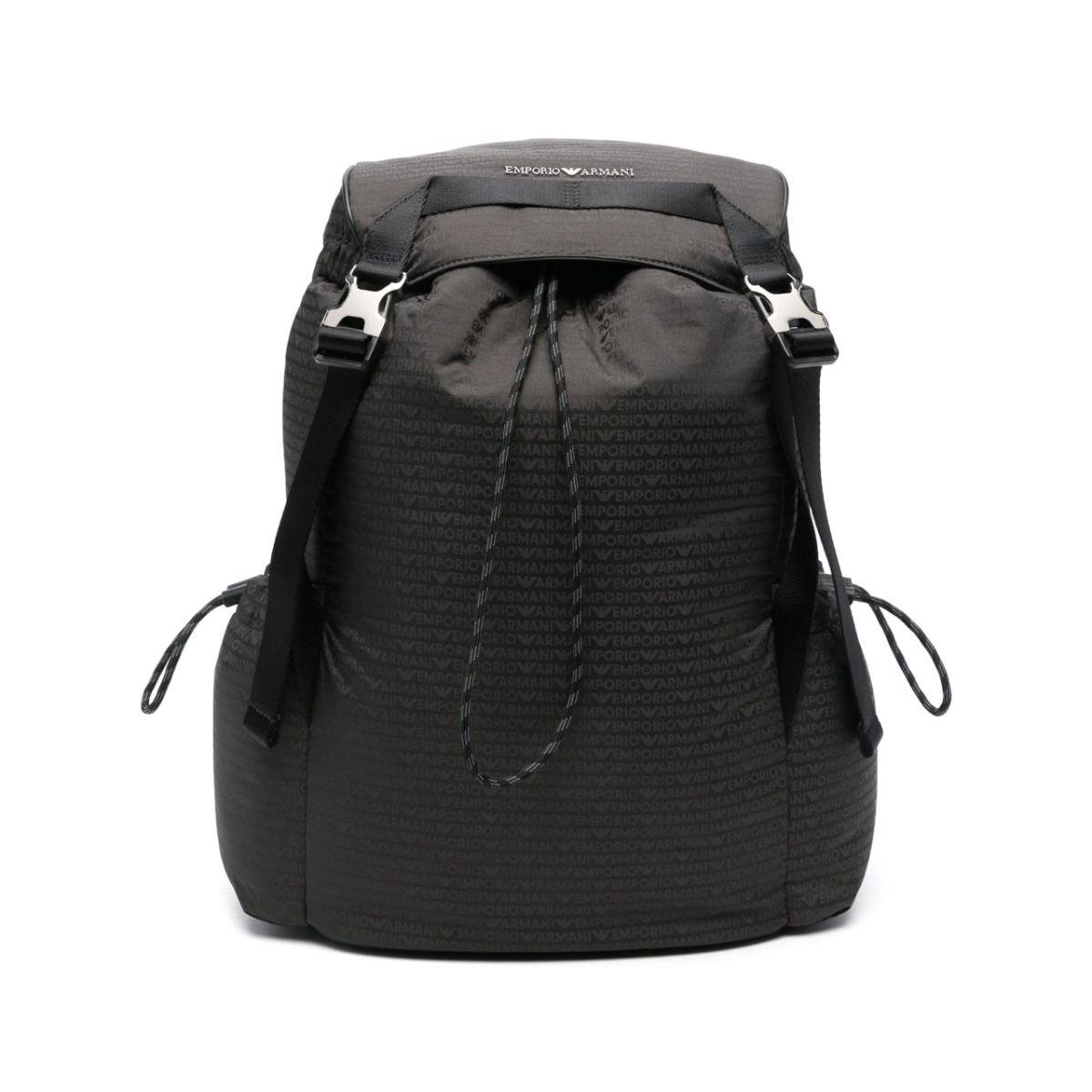 logo-print backpack