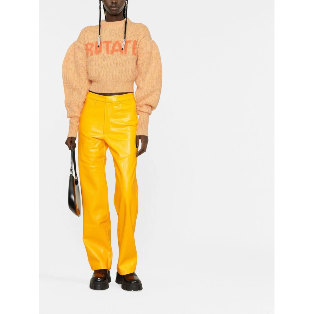 logo-print chunky-knit jumper - Img 2