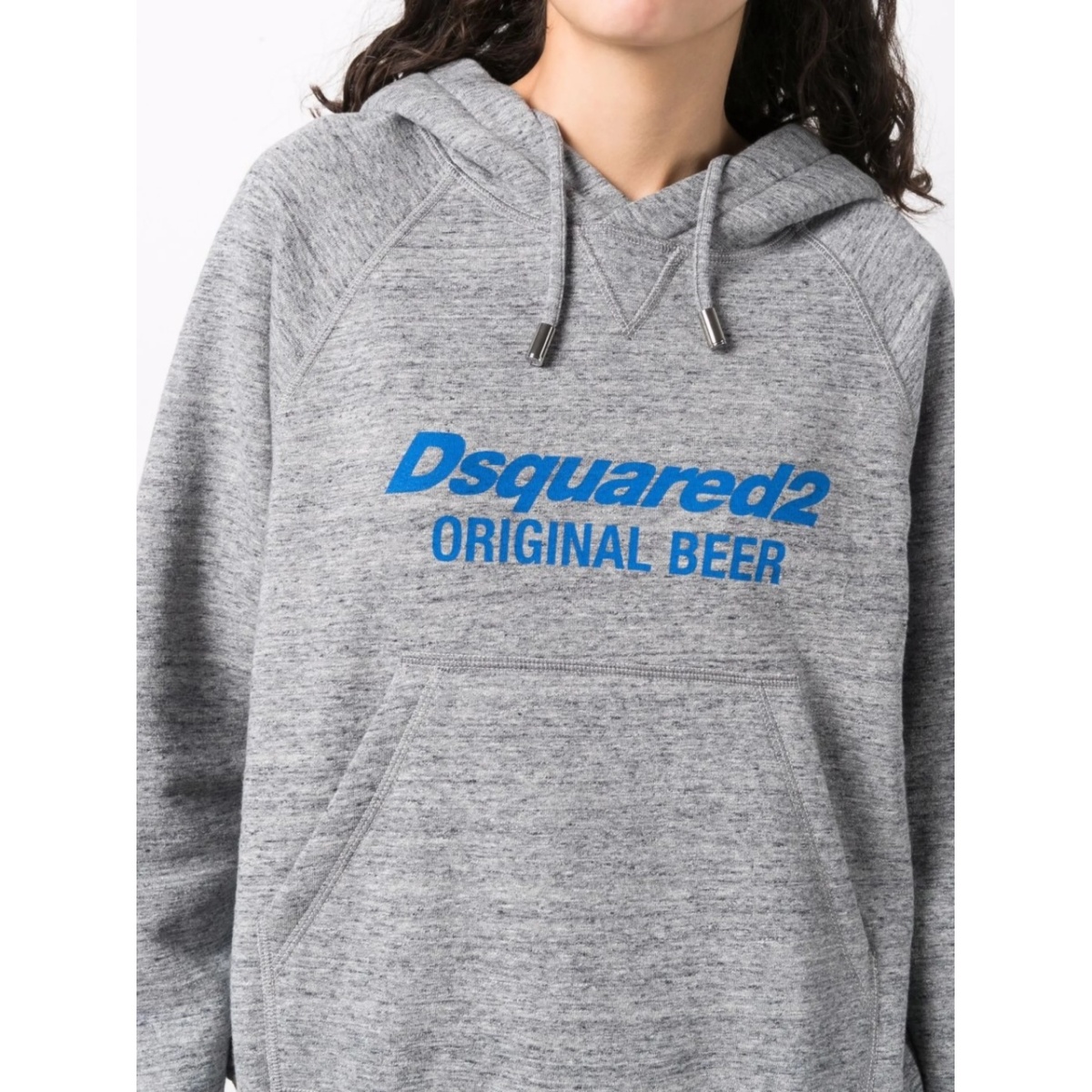 logo-print cotton hoodie - Img 5