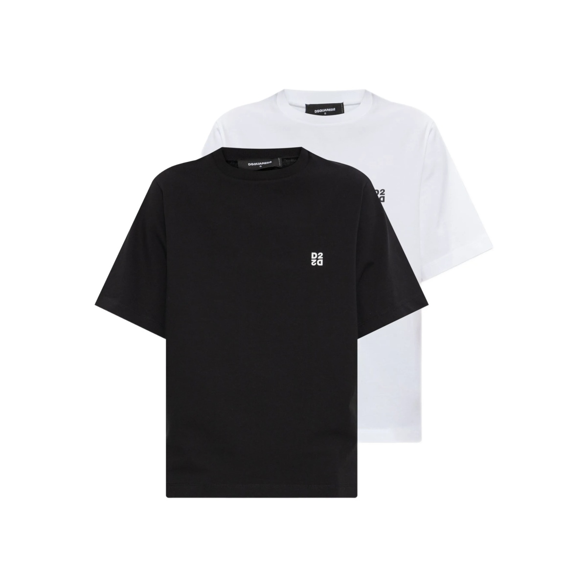 logo-print cotton T-shirt (pack of two)
