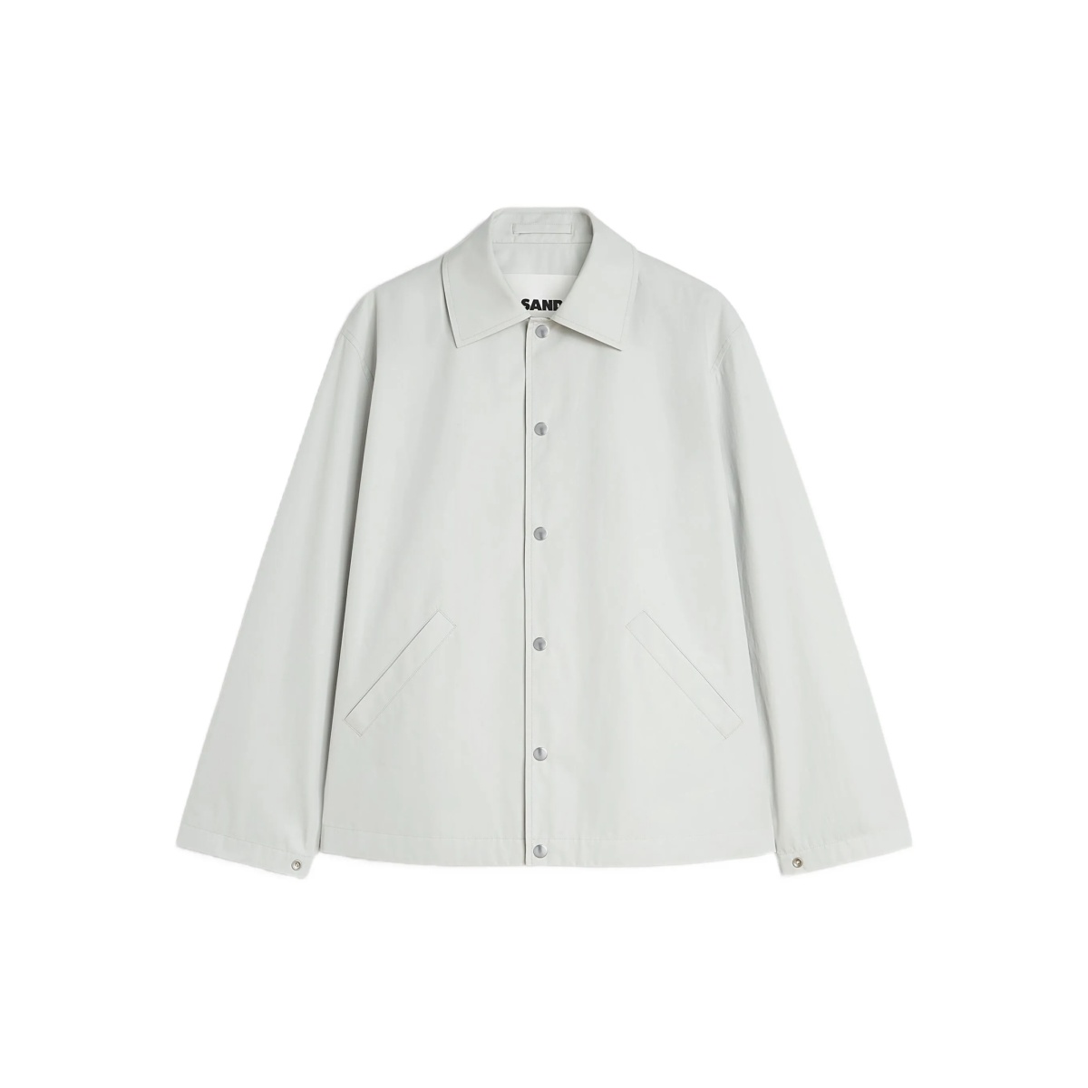 logo-print cotton taffeta jacket