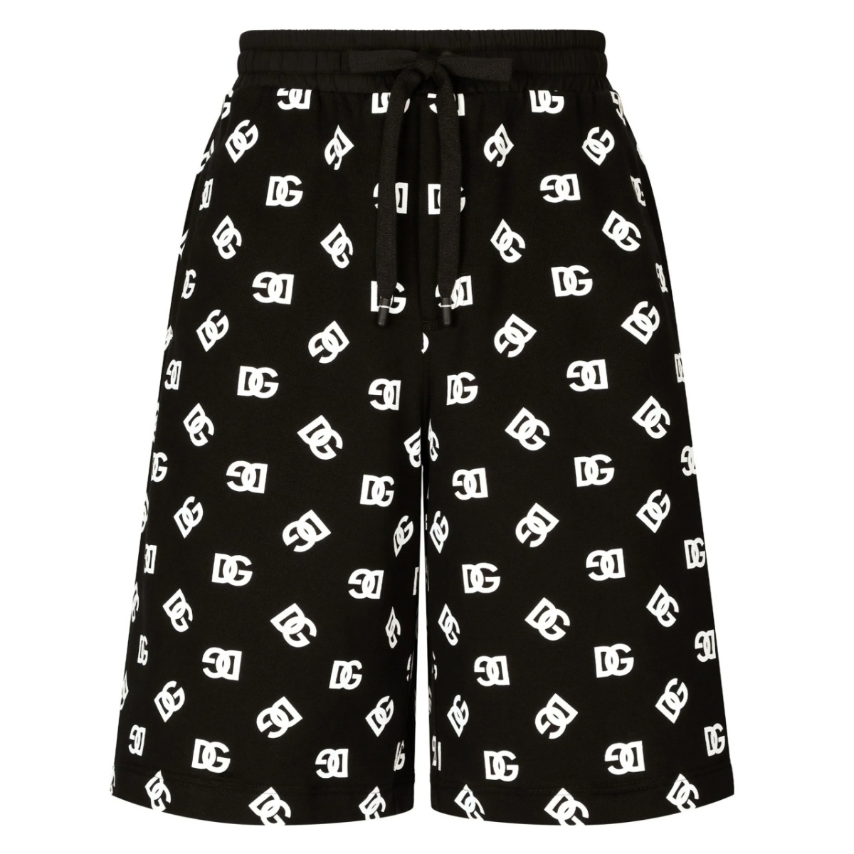 logo-print cotton track shorts