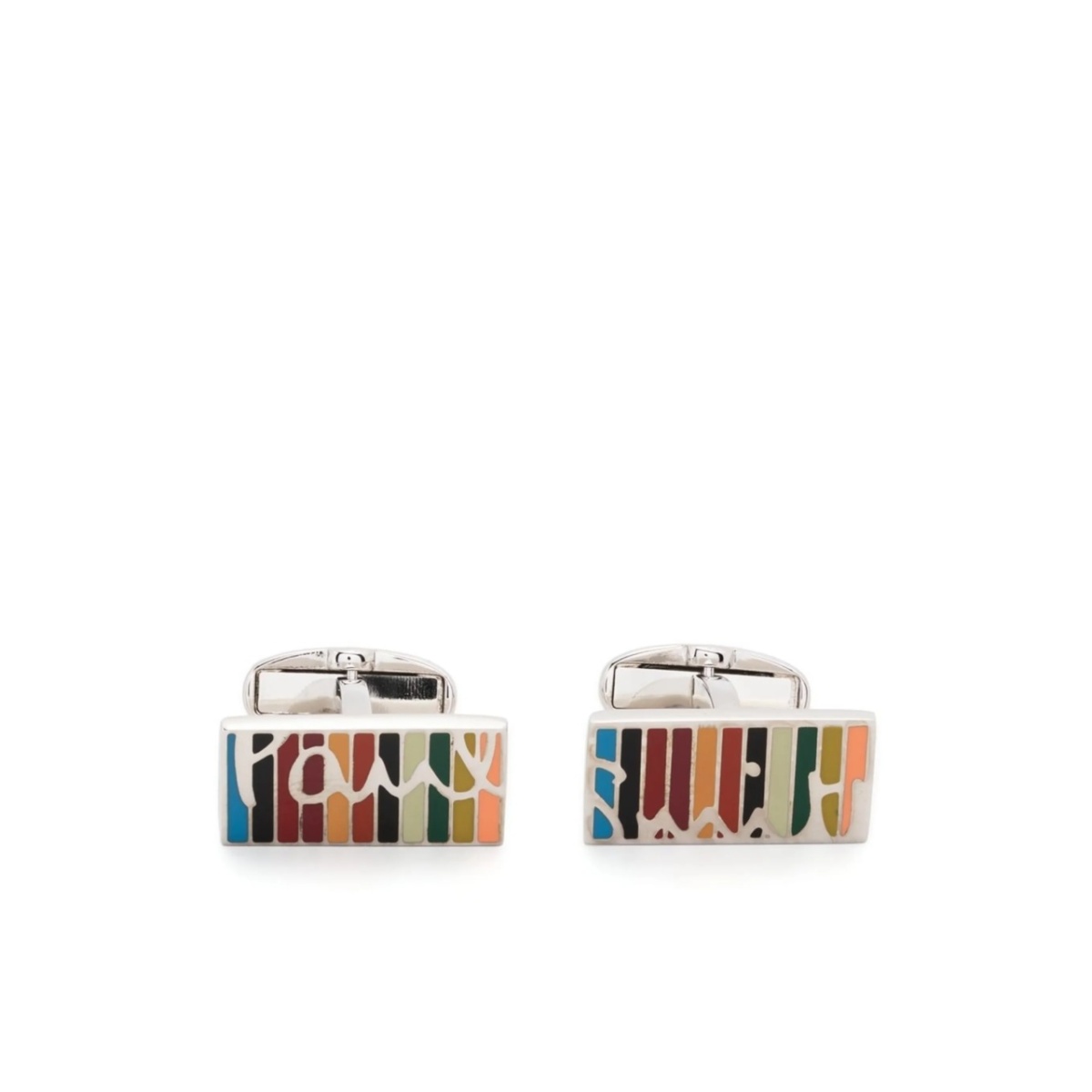 logo-print cufflinks
