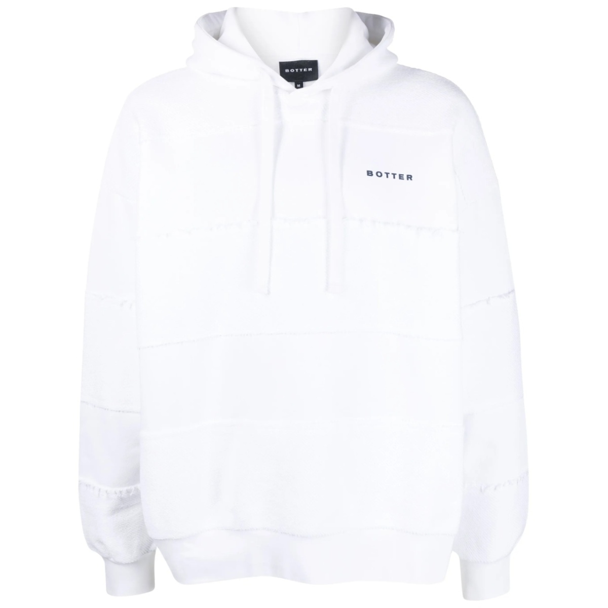 logo-print drawstring hoodie