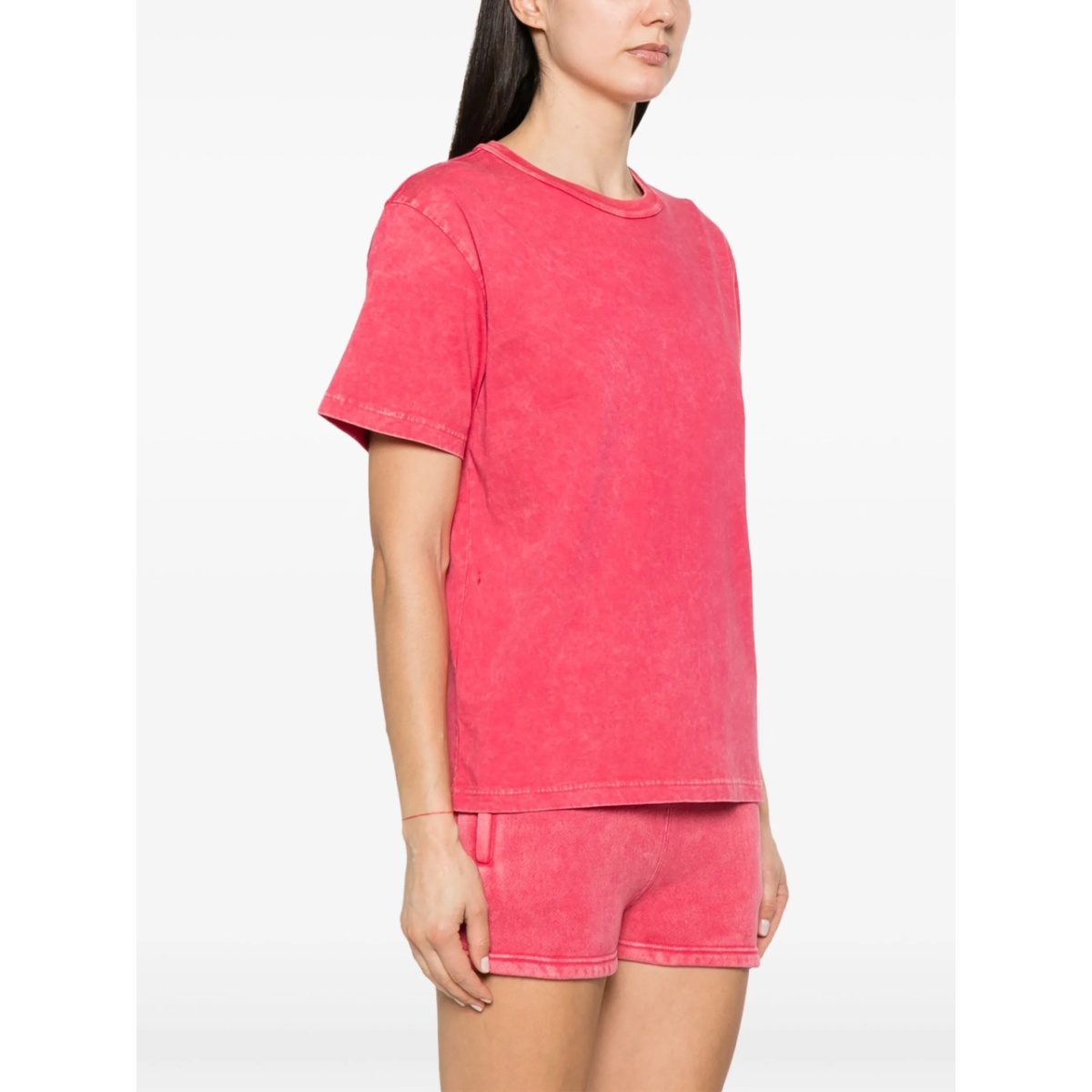 logo-print faded-effect T-shirt - Img 3