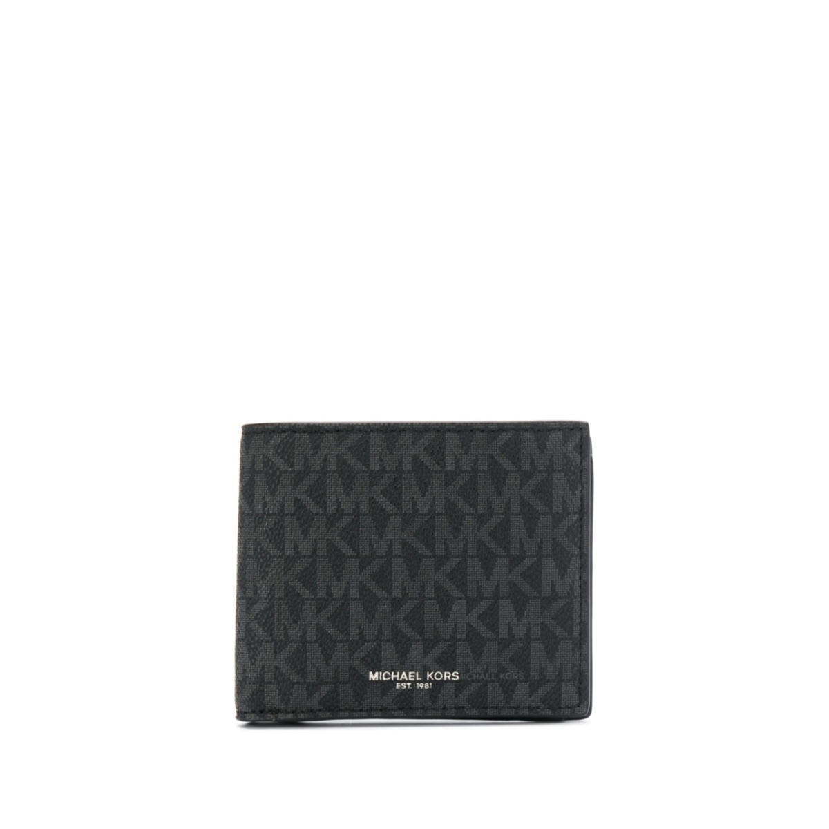 logo-print foldover wallet