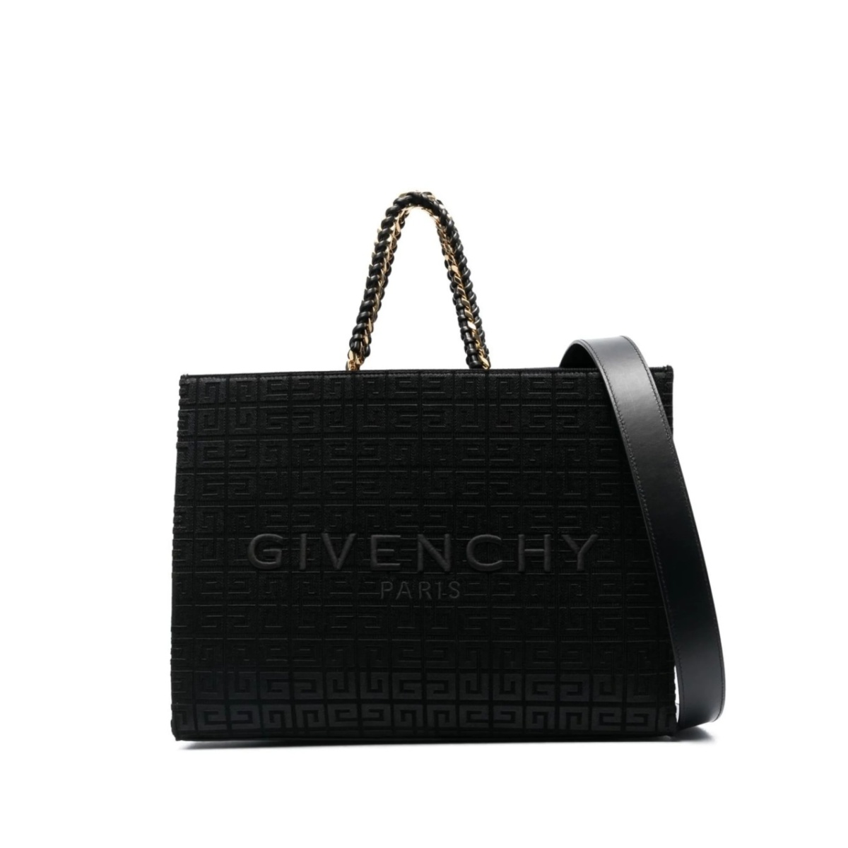 logo-print monogram-pattern tote bag