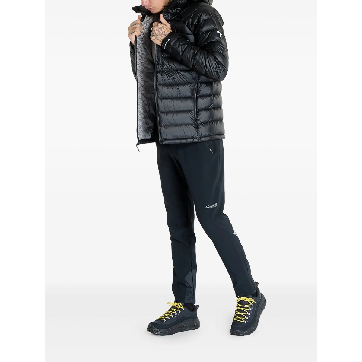 logo-print padded jacket - Img 2