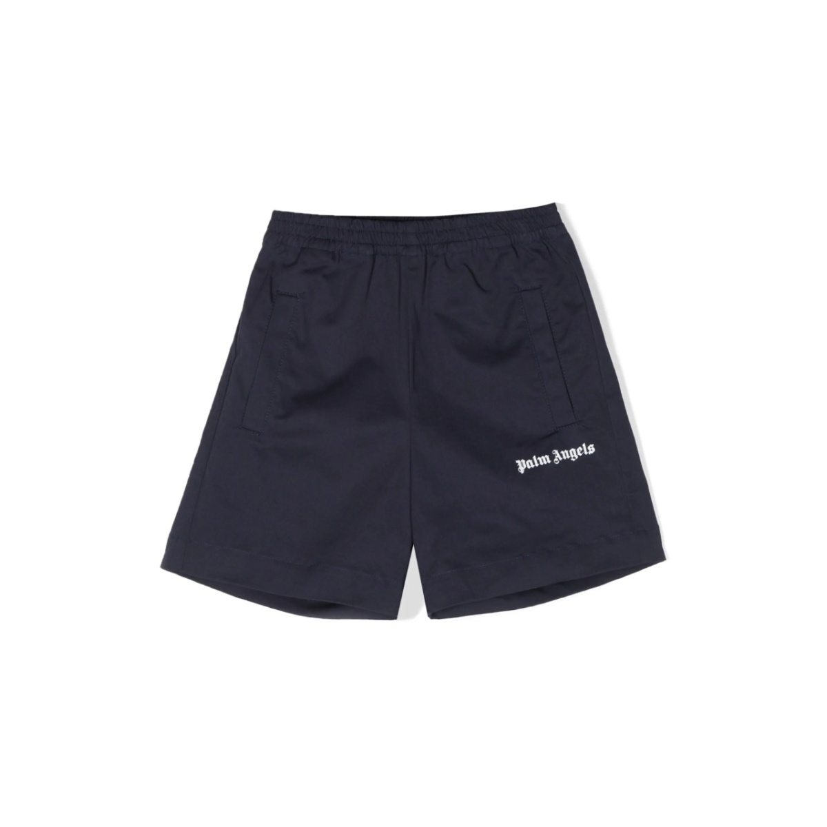 logo-print shorts