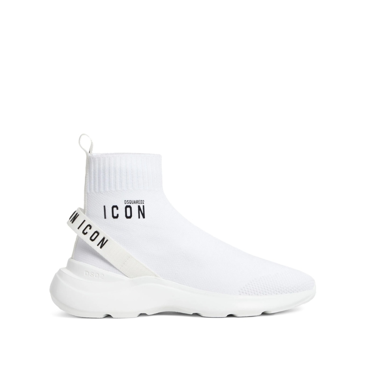 logo-print sock sneakers