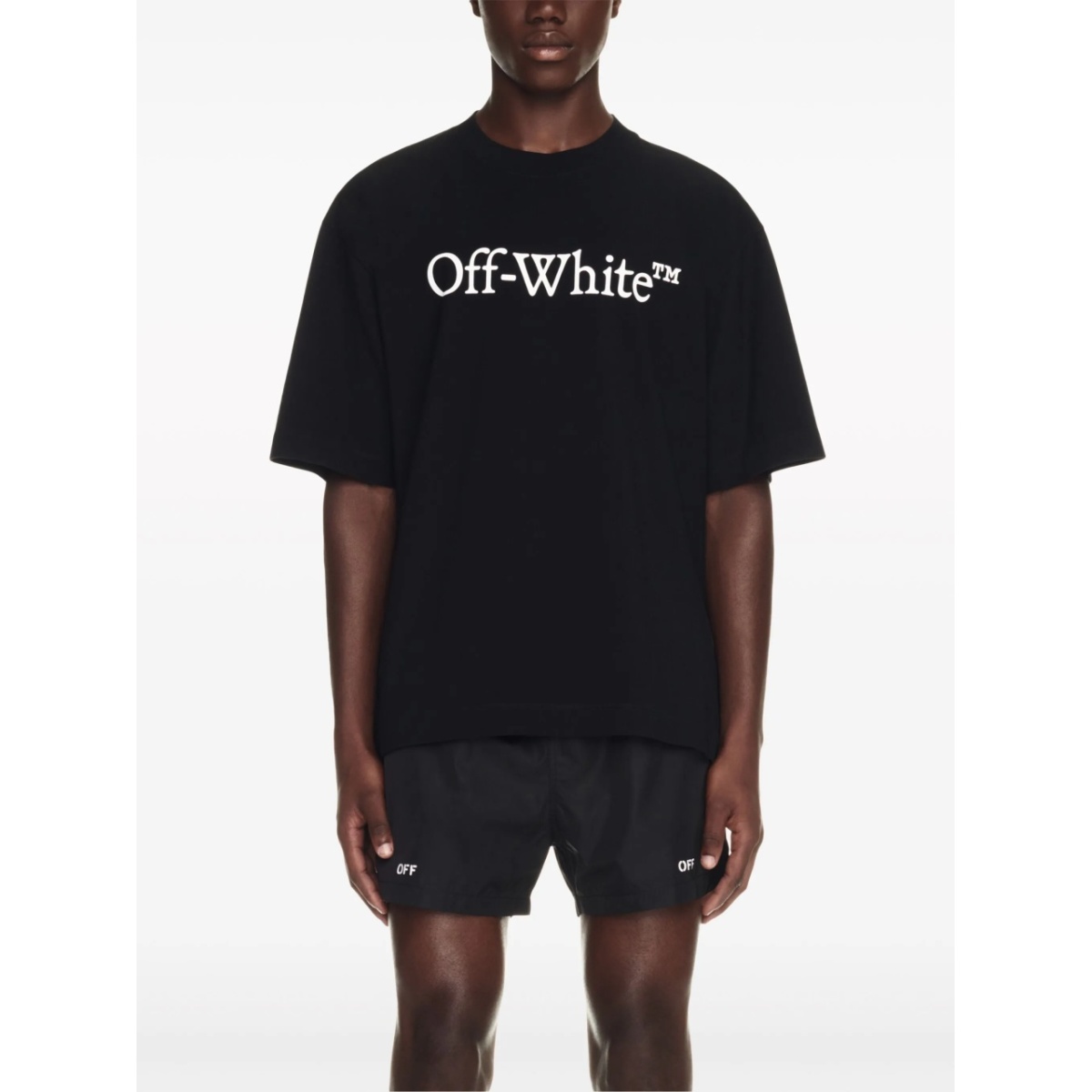logo-print swim shorts - Img 3
