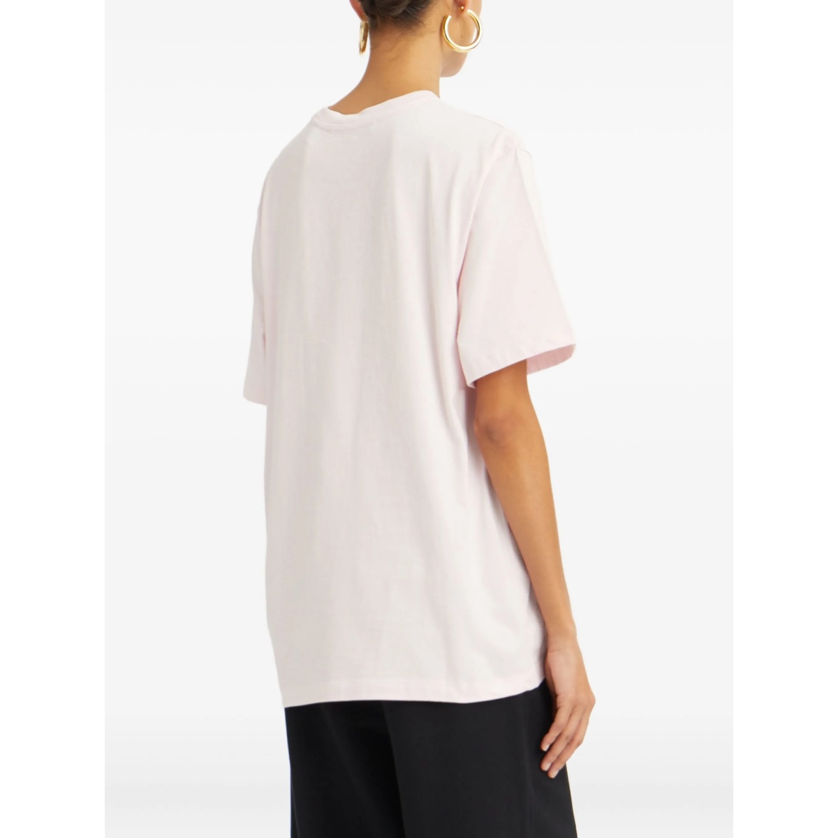 logo print T-shirt - Img 4