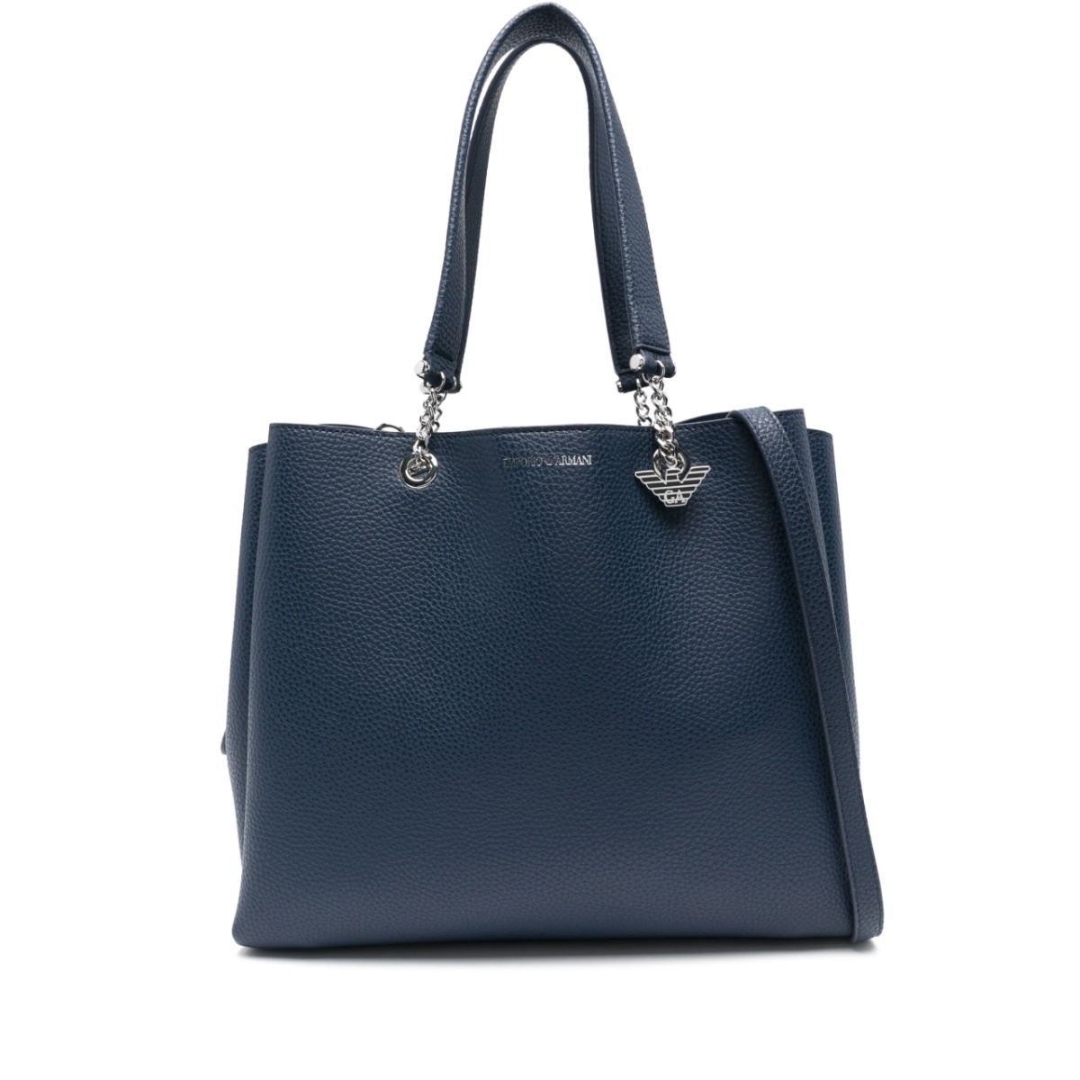 logo-print tote bag