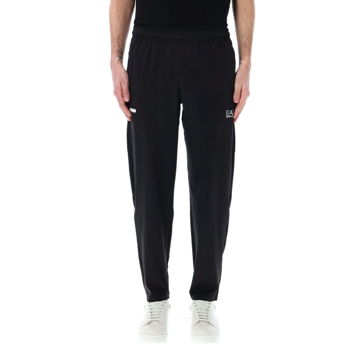 logo print track pants