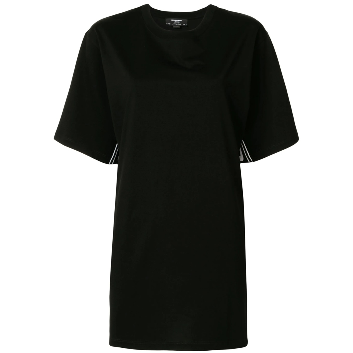 logo-stripe oversized T-shirt