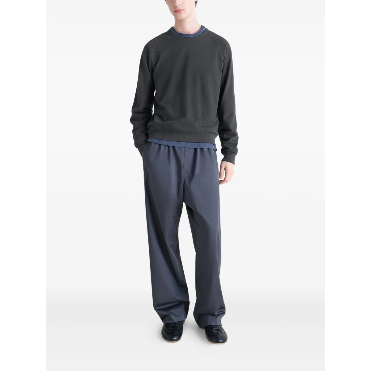 long-sleeve crew-neck sweatshirt - Img 2