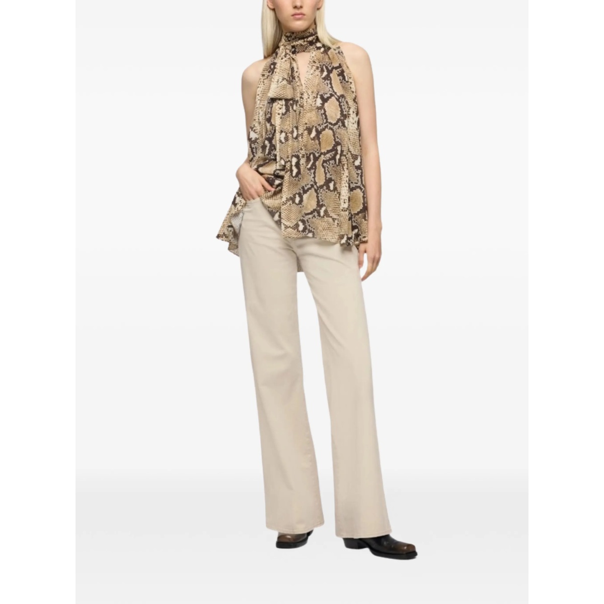 Lotta twill flare jeans - Img 4