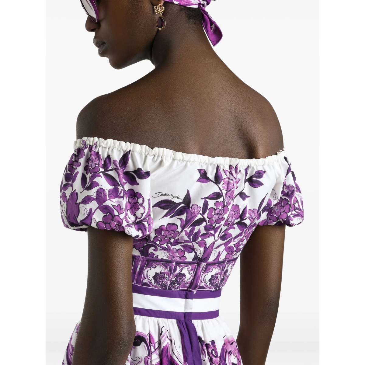 Majolica-print blouse - Img 5