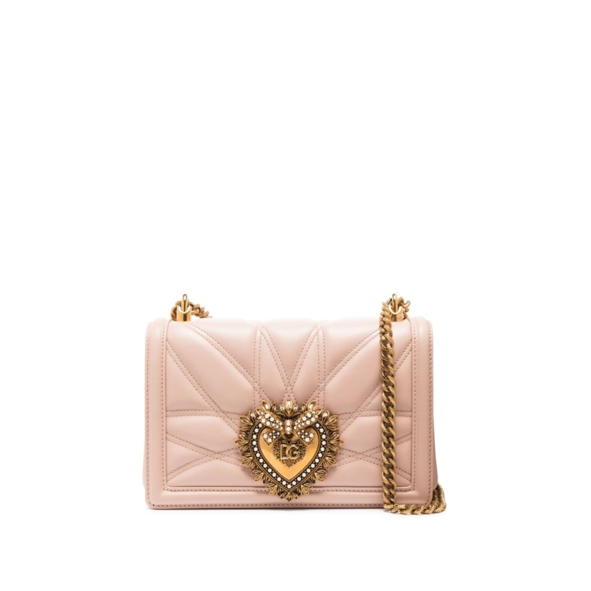 medium Devotion quilted crossbody bag