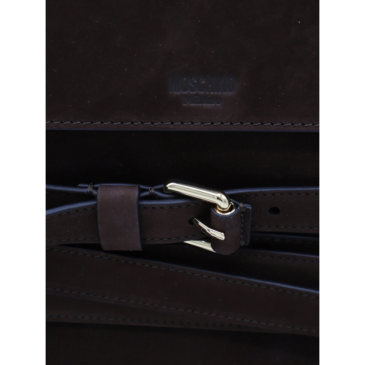 medium Tie Me suede tote bag - Img 4
