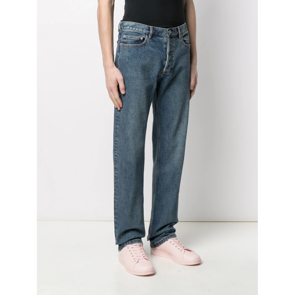 mid-rise straight-leg jeans - Img 4