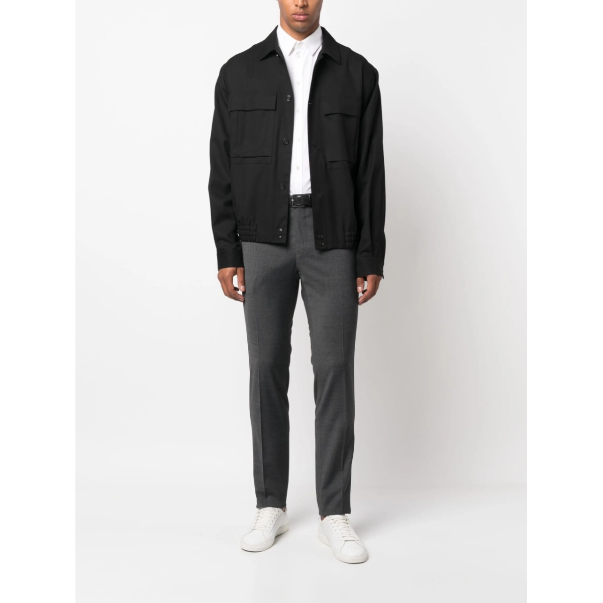 mid-rise tapered trousers - Img 2