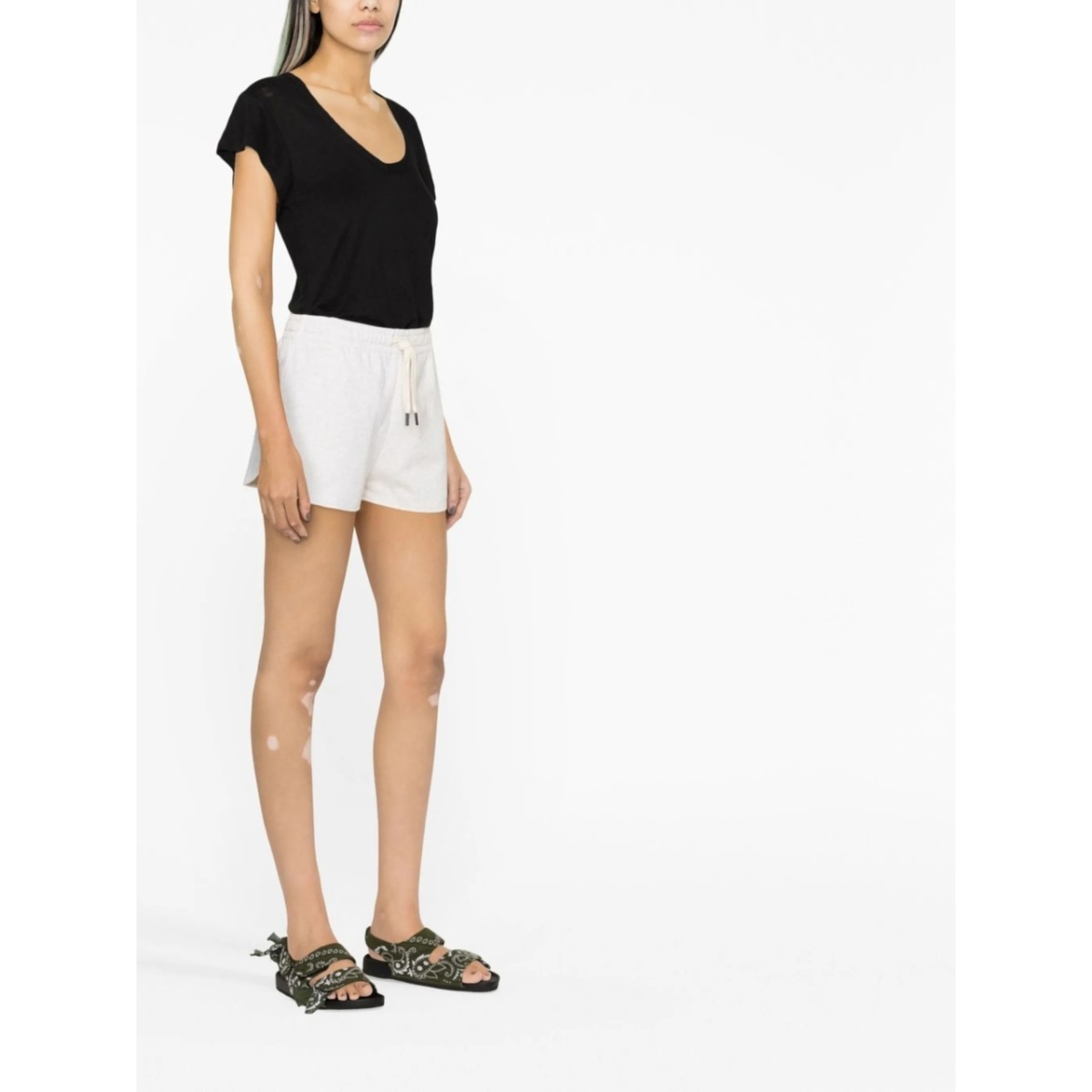 Mifa logo-print track shorts - Img 3