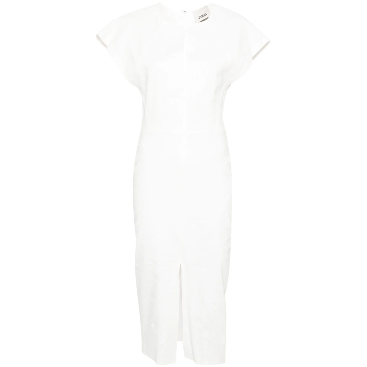 Mirna hemp-blend midi dress