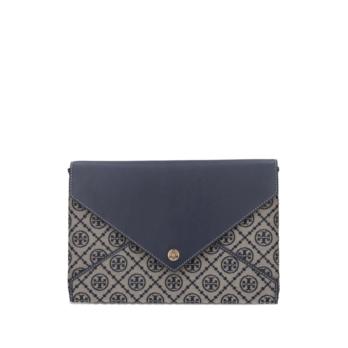 monogram envelope clutch