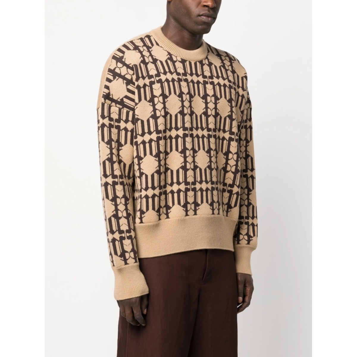 monogram-jacquard jumper - Img 3