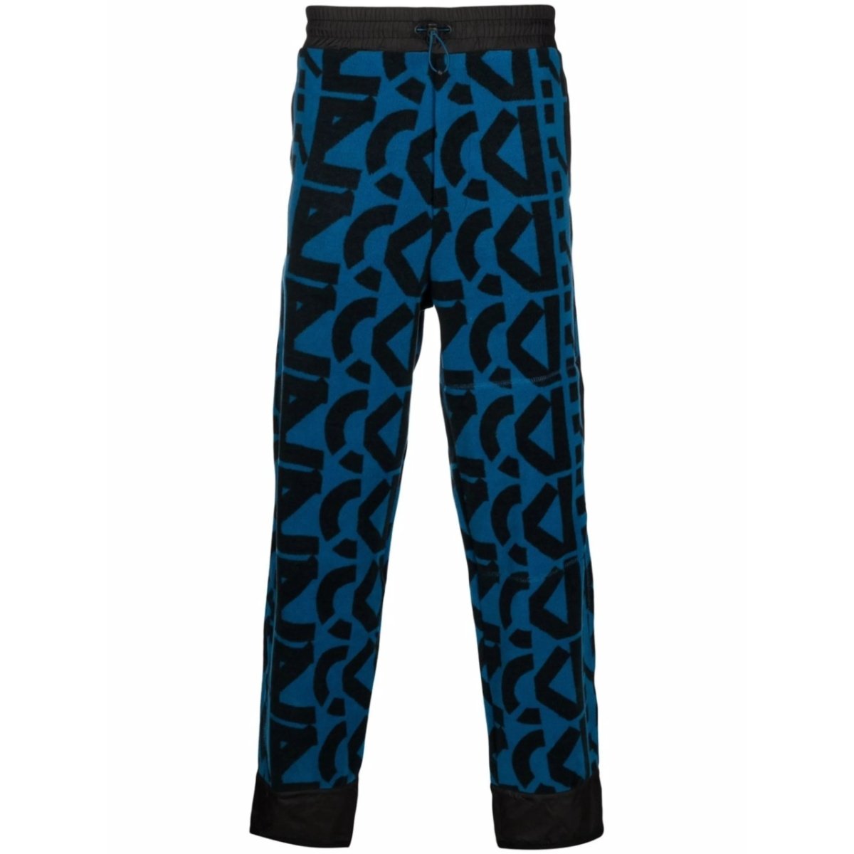 monogram-print fleece track pants