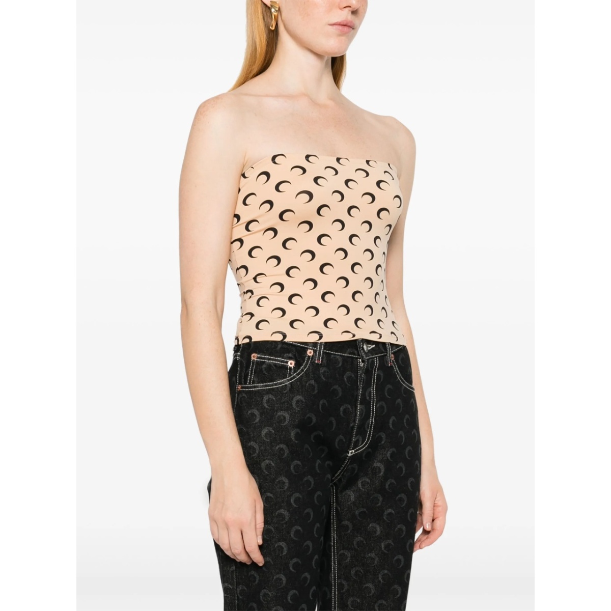 Moon printed tube top - Img 3