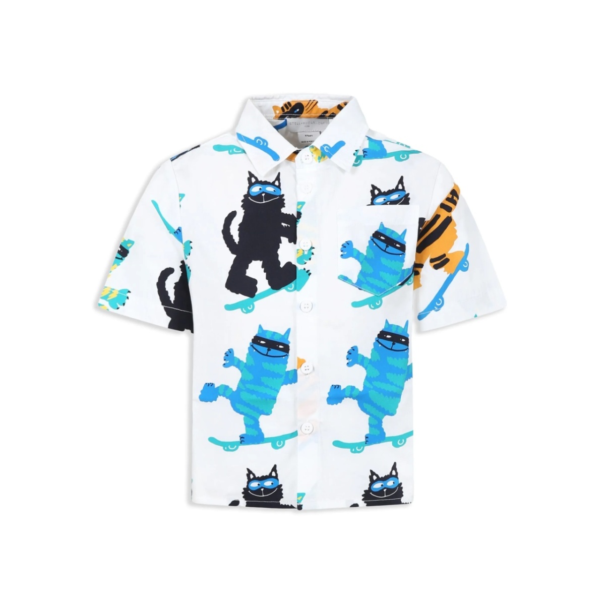 motif-print shirt