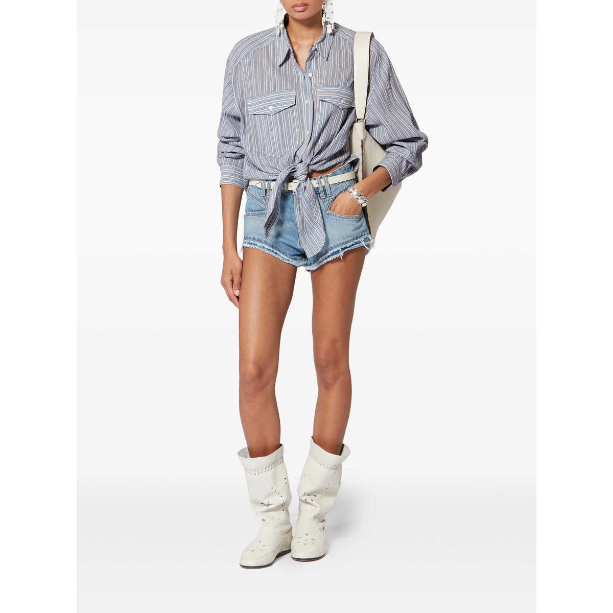 Nath striped flap-pocket shirt - Img 2