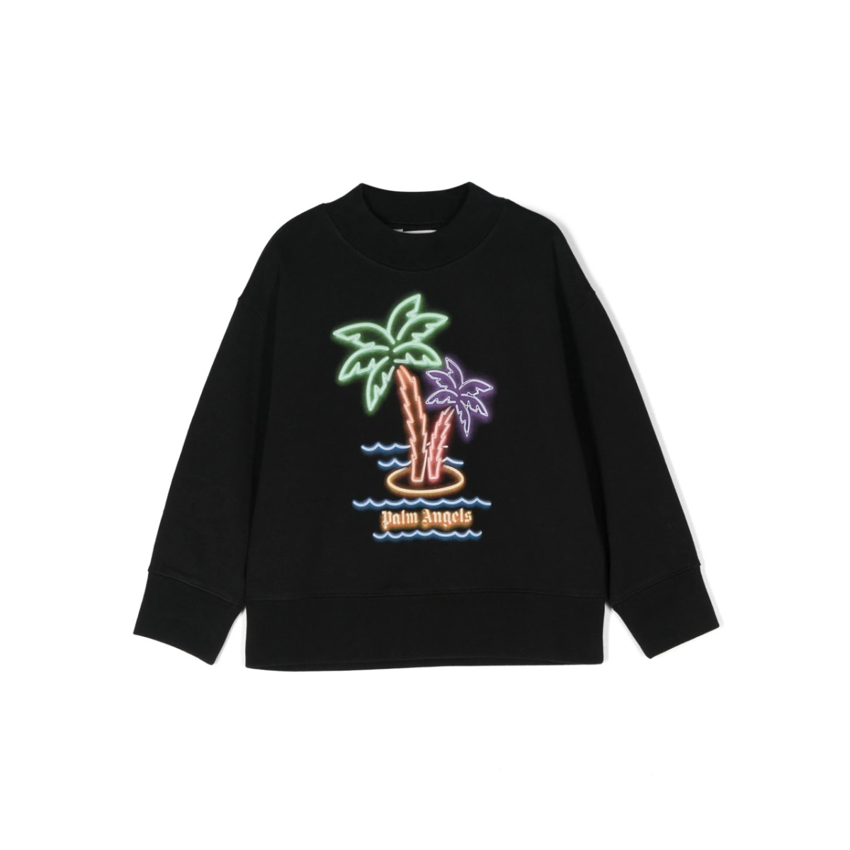 Neon Palms cotton sweatshirt