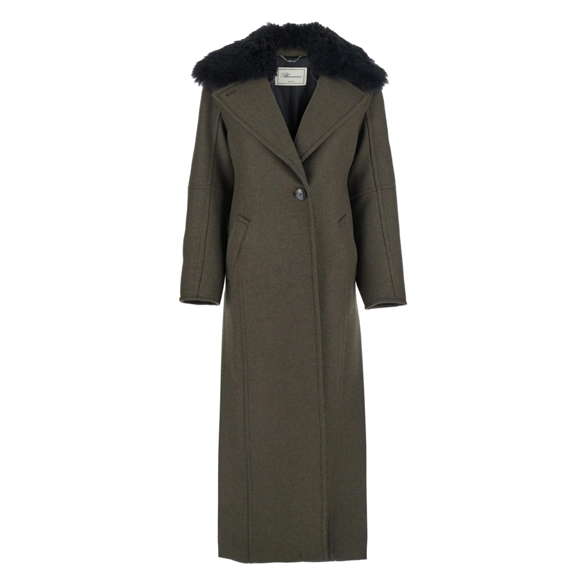 notched-lapel coat