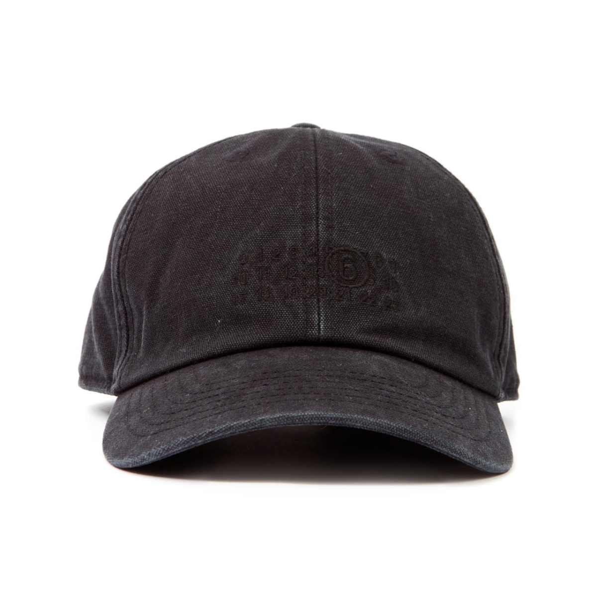 numbers-embroidered cap