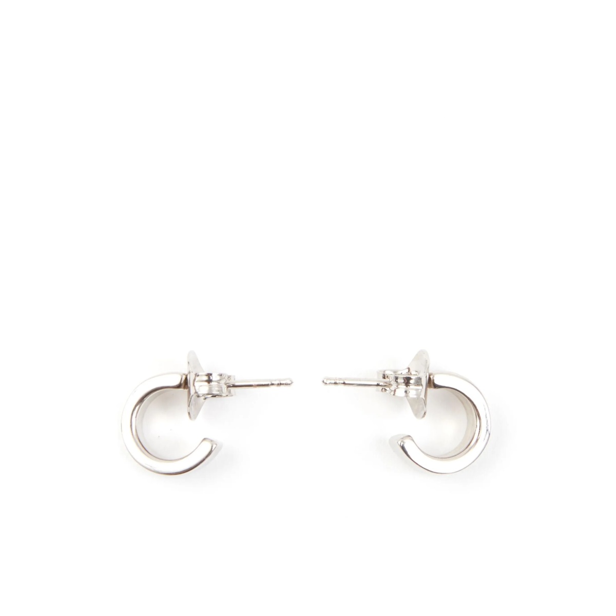 Numeric engraved hoop earrings - Img 2