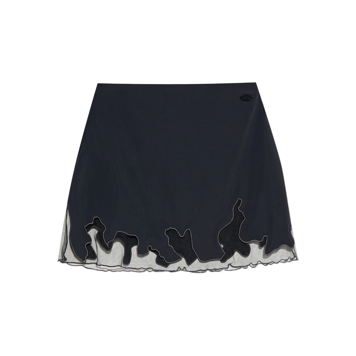 O-Lane-R1 tulle insert mini skirt