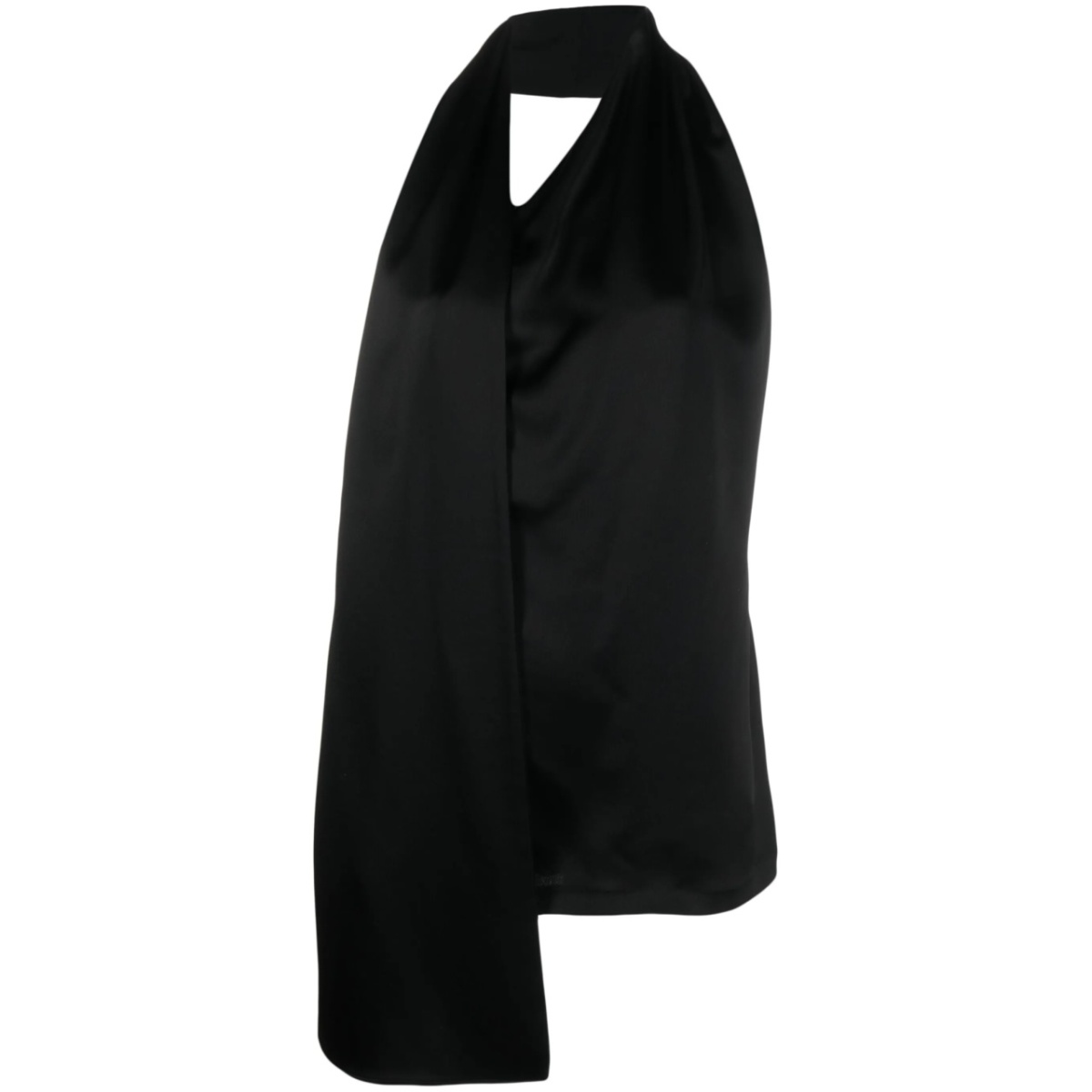 open-back satin tank top