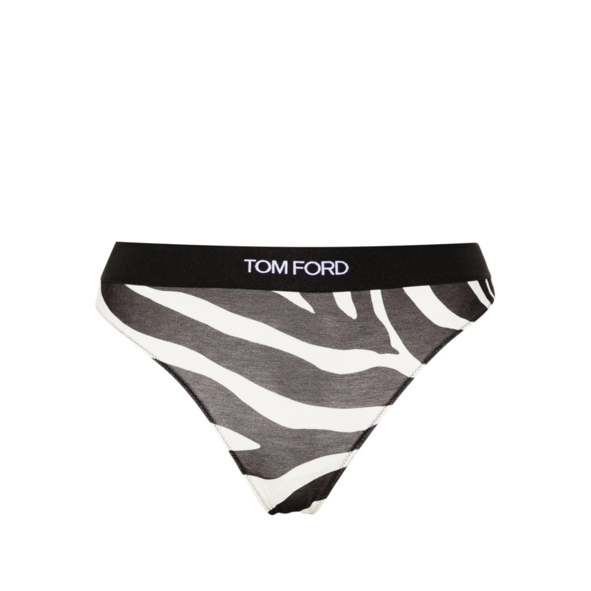 Optical zebra-print thong