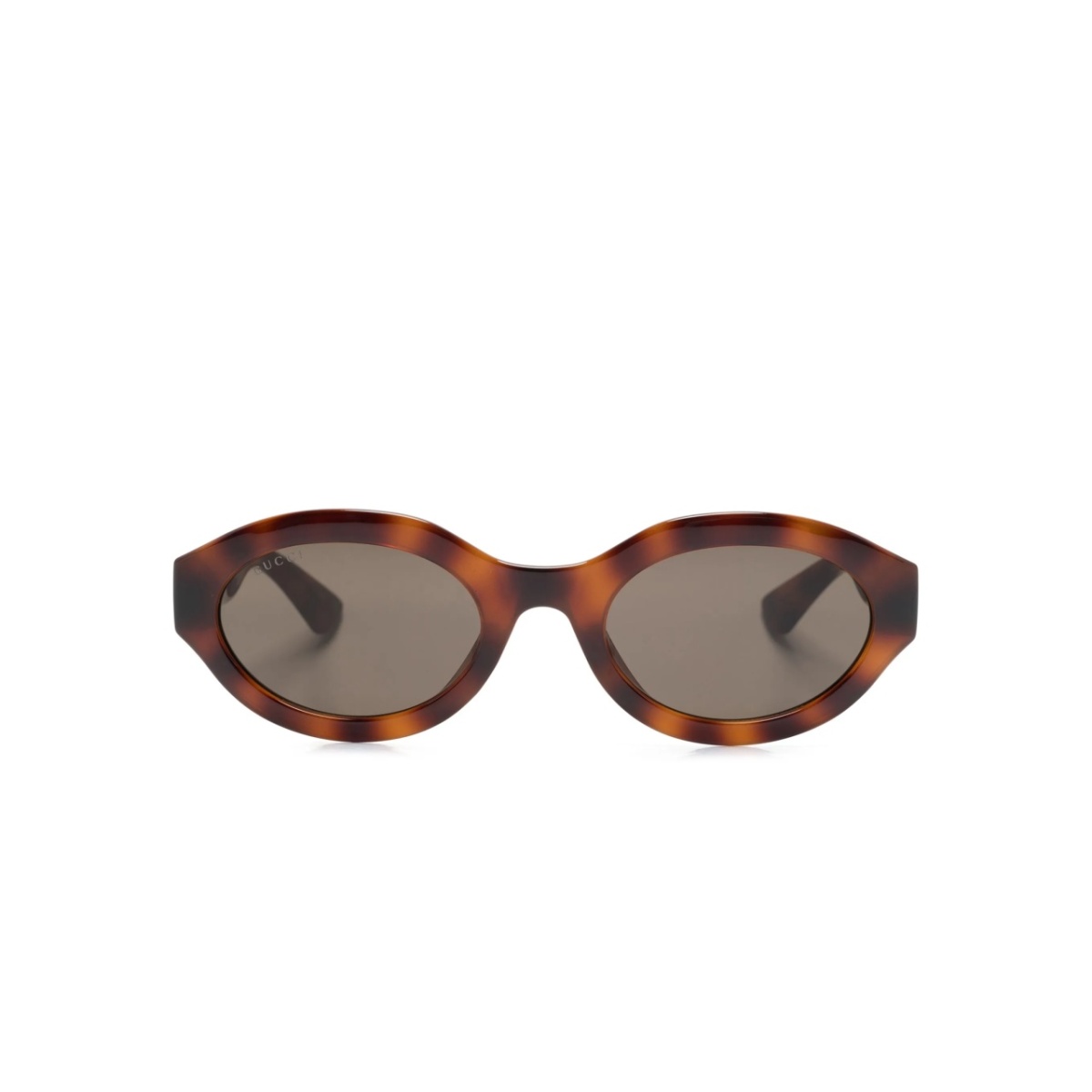 oval-frame sunglasses