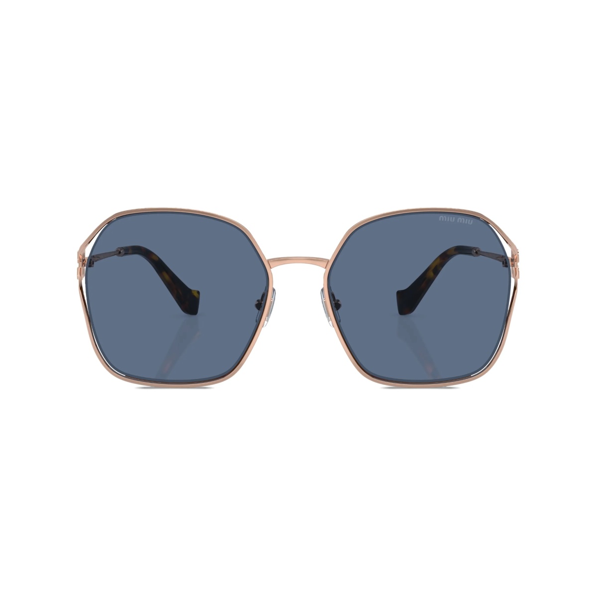 oversized-frame tinted sunglasses