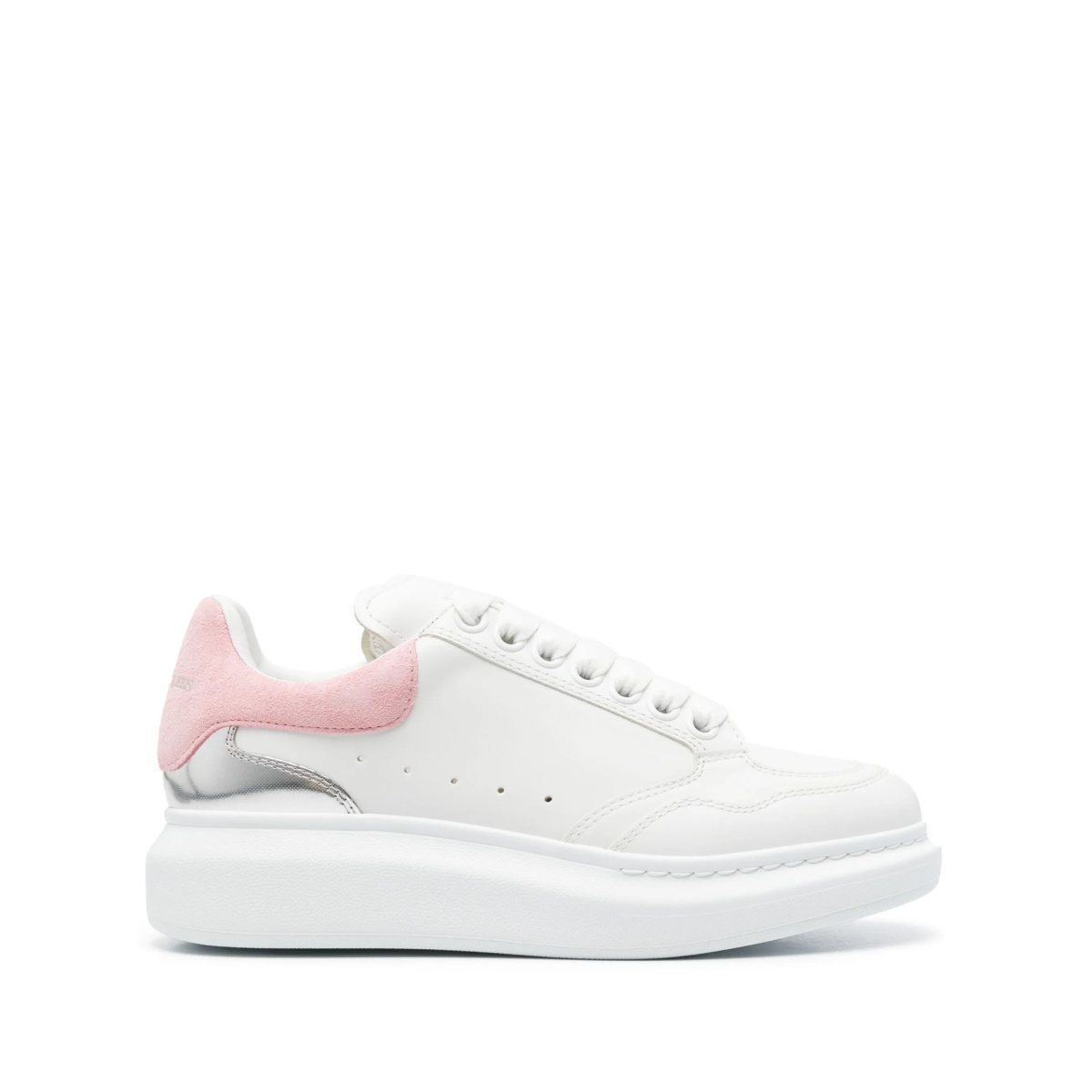Oversized leather sneakers
