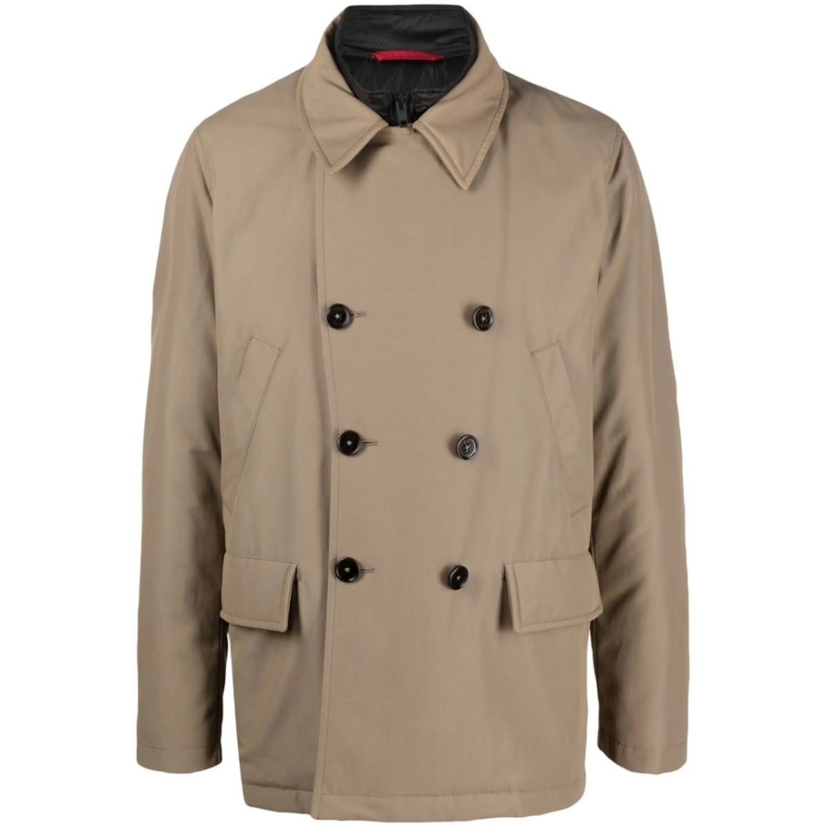 padded double-breasted jacket