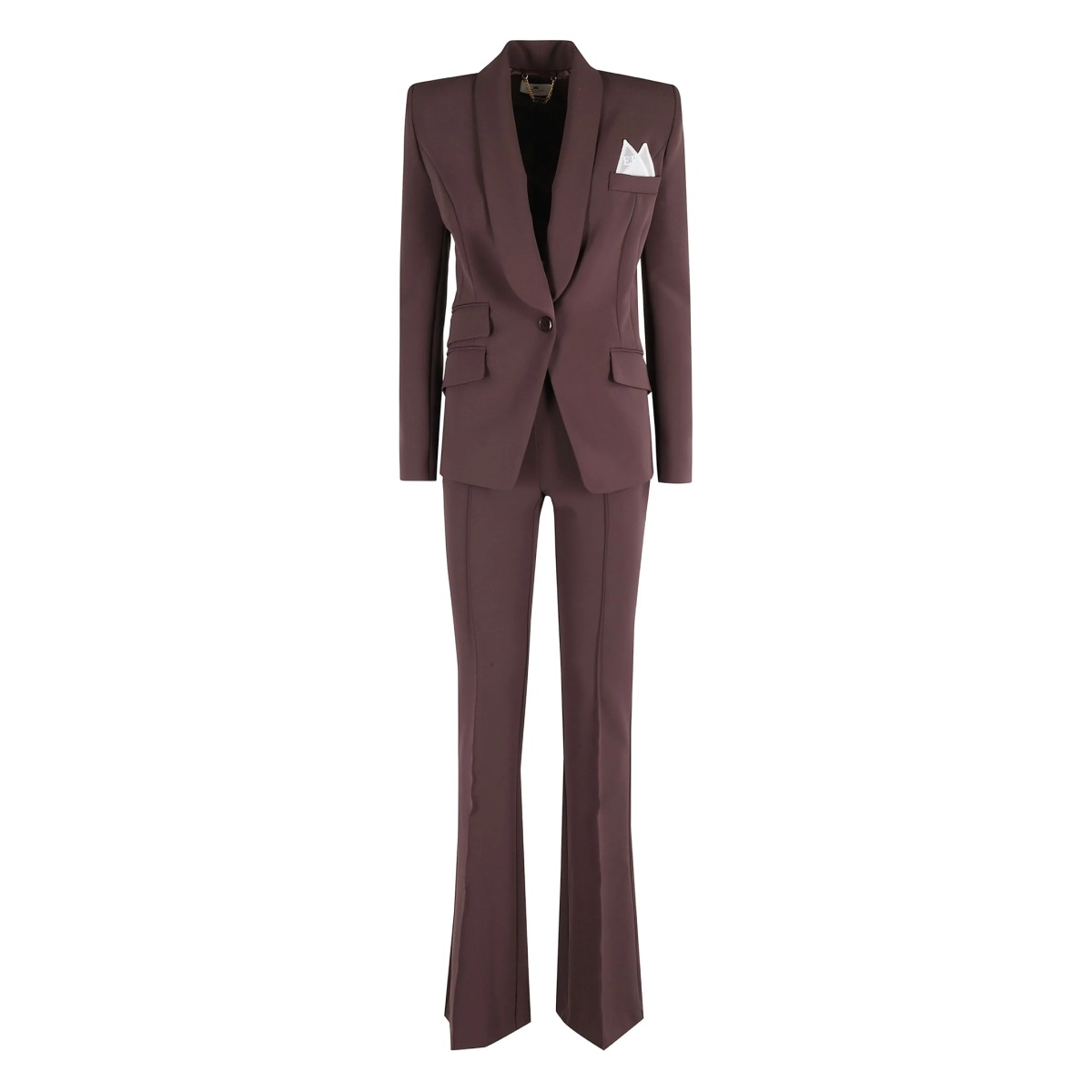 padded-shoulder welt-pocket suit